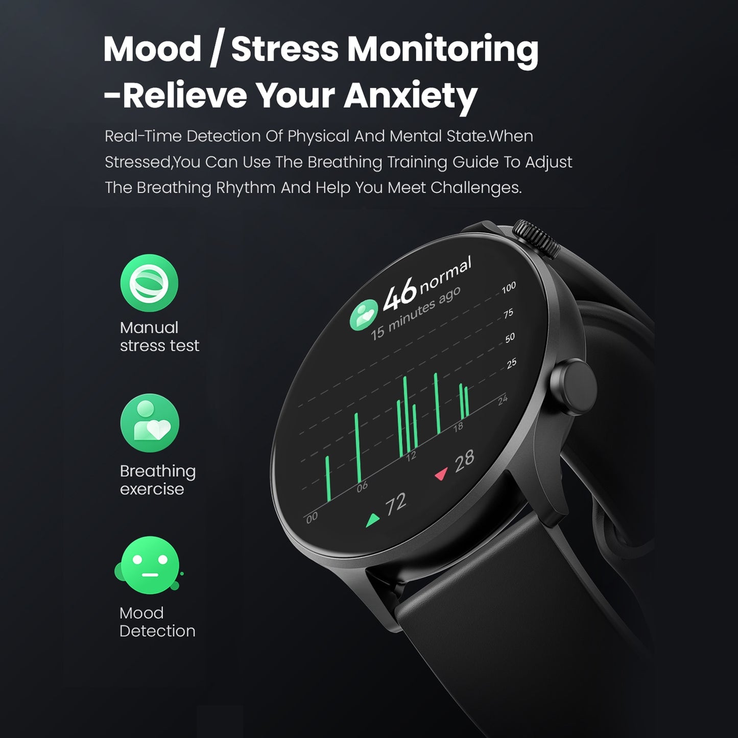 Waterproof HAYLOU Solar Plus RT3 Smart Watch