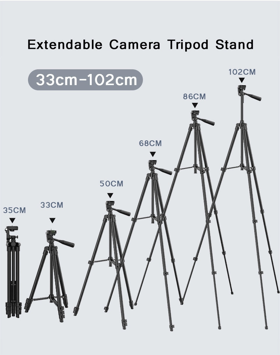 LED Selfie Ring Light Tripod Remote Control