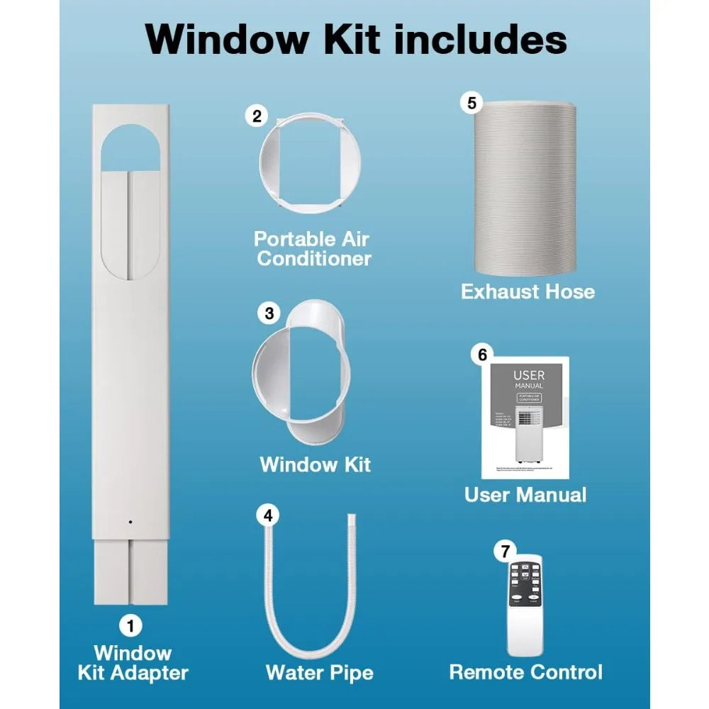 Portable10000 BTU Portable 2 Speed AC with Dehumidifier