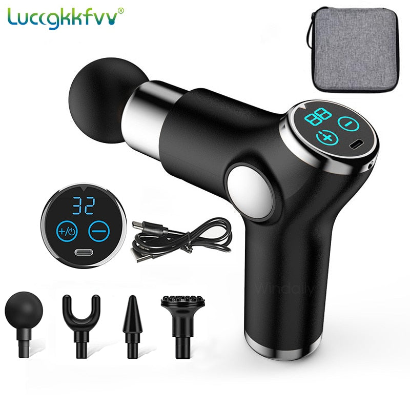 Massage Gun 32 Speed Deep Tissue Percussion Fascial/ Muscle