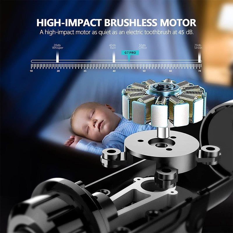 Massage Gun 32 Speed Deep Tissue Percussion Fascial/ Muscle