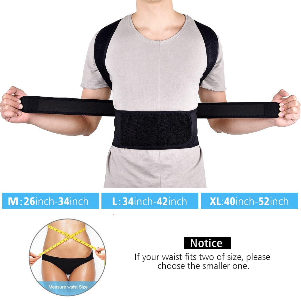 Adjustable Adult Posture Correction Belt Body Trainer