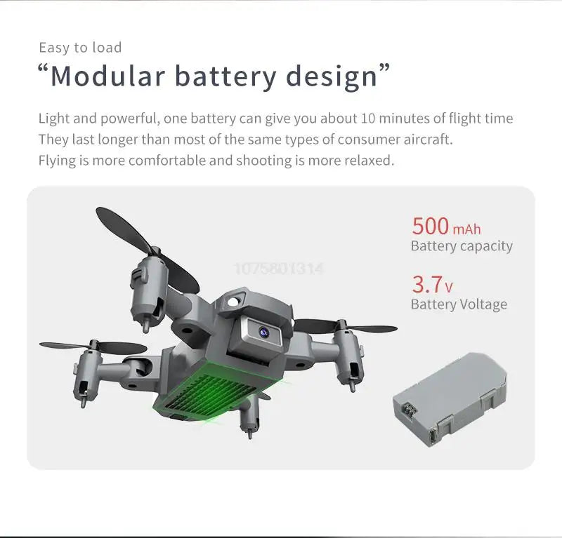 Mini Folding Helicopter Aerial Photography 4K, 5G, GPS, High-definition Drone