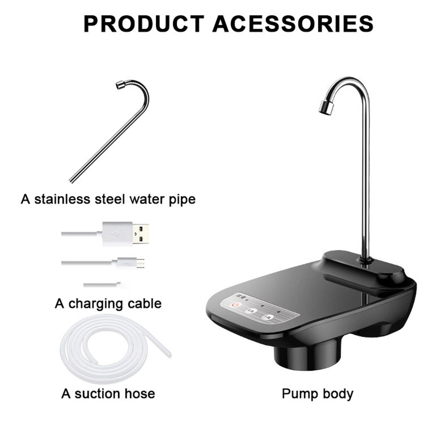 Automatic Water Dispenser Pump USB Rechargeable