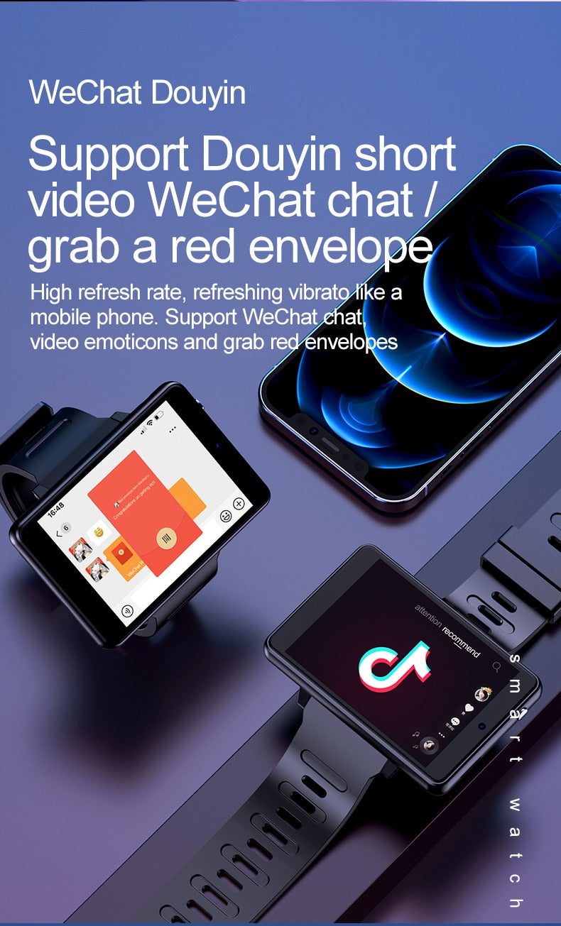 Smart Watch 4G Android Big Screen Ebook
