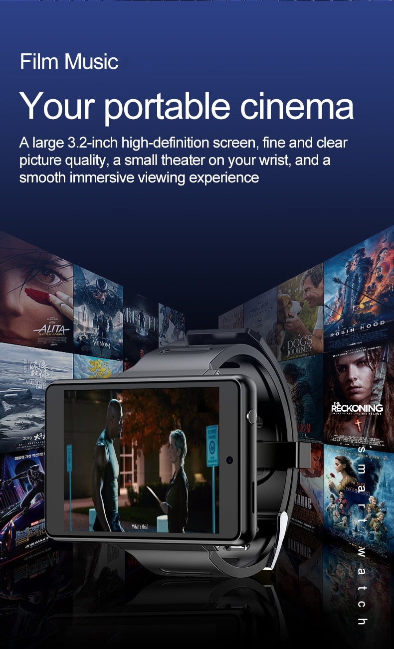 Smart Watch 4G Android Big Screen Ebook