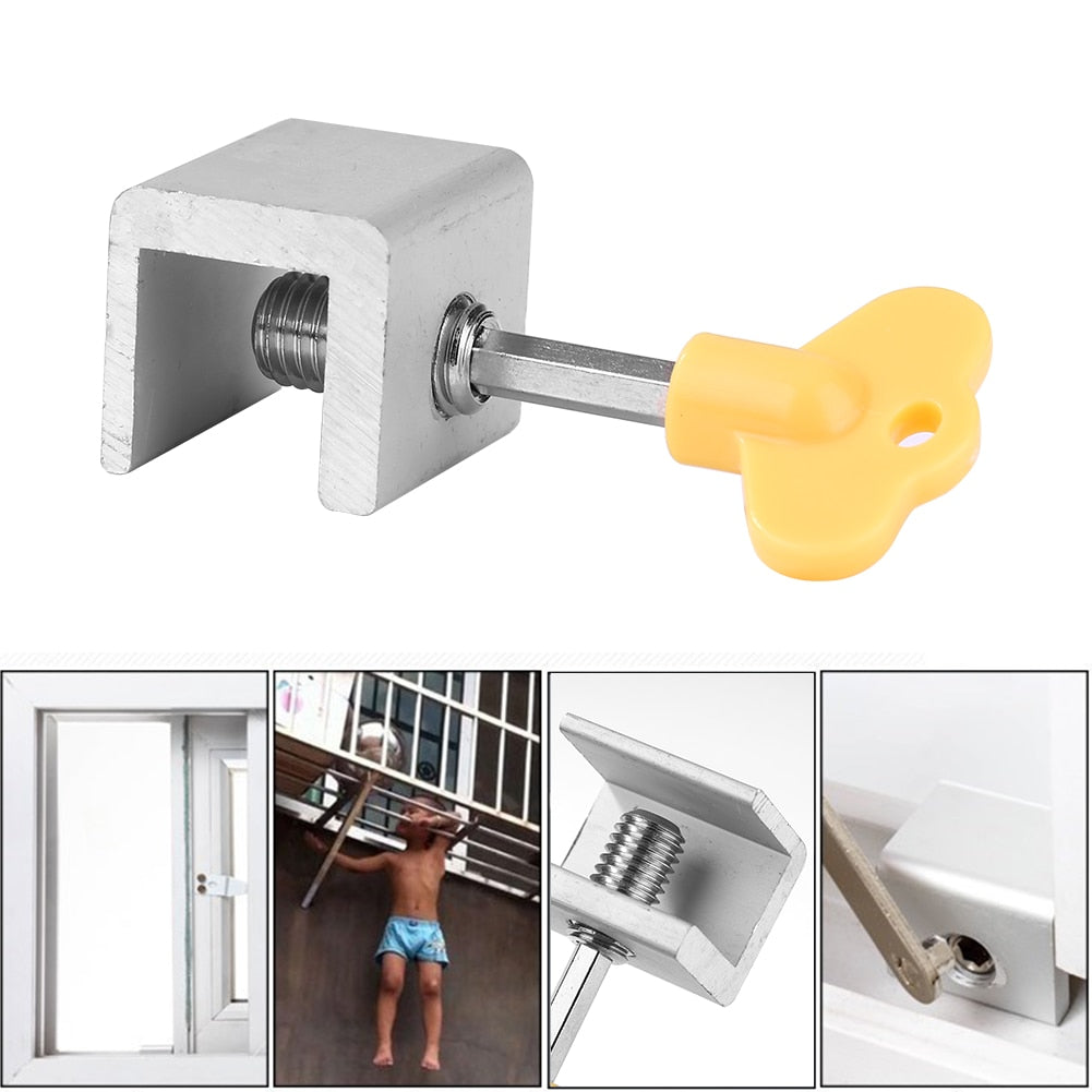 Adjustable Door Sliding Window Safety Lock Stop