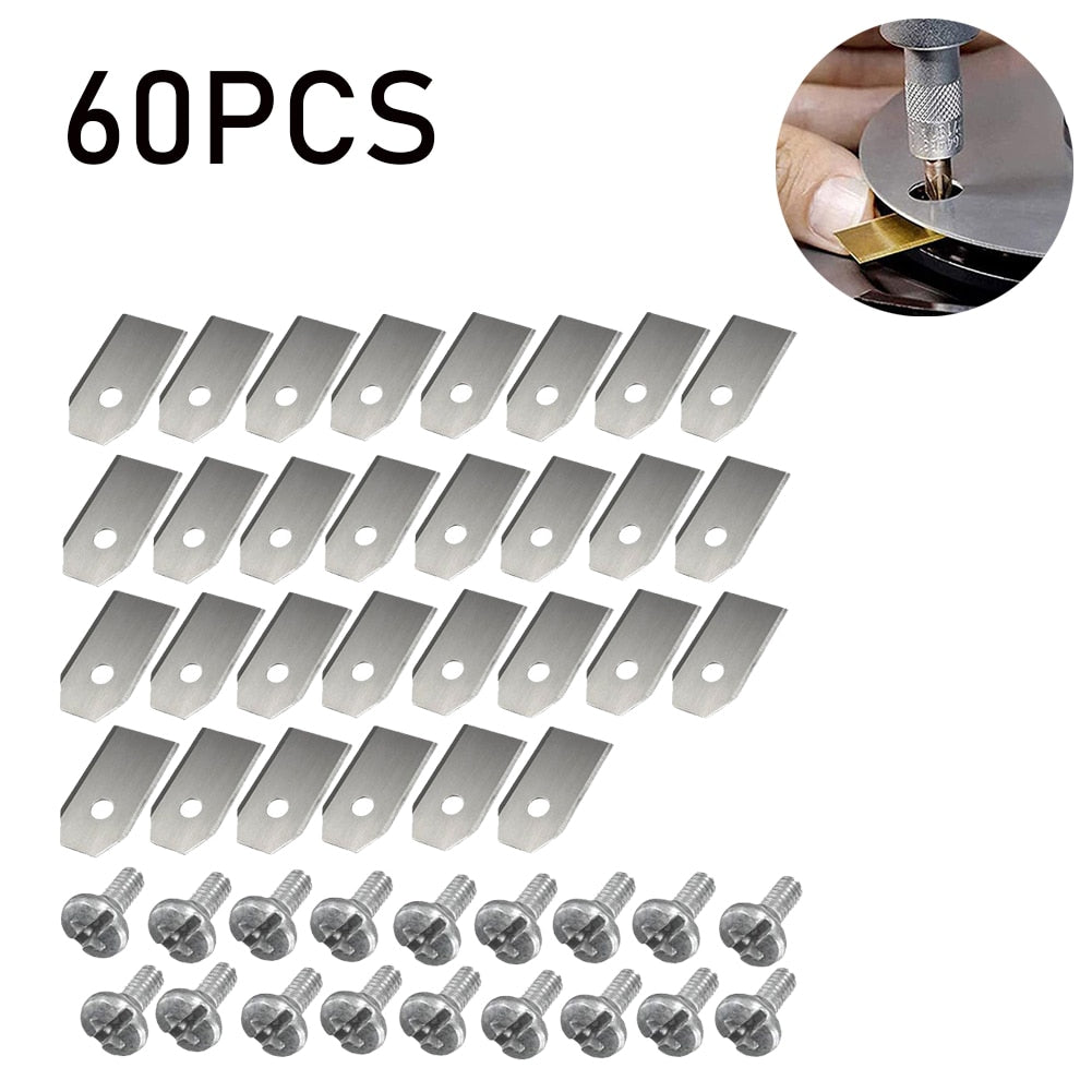 30PCS-90PCS Replacement Lawn Mower Cutting Blades Set