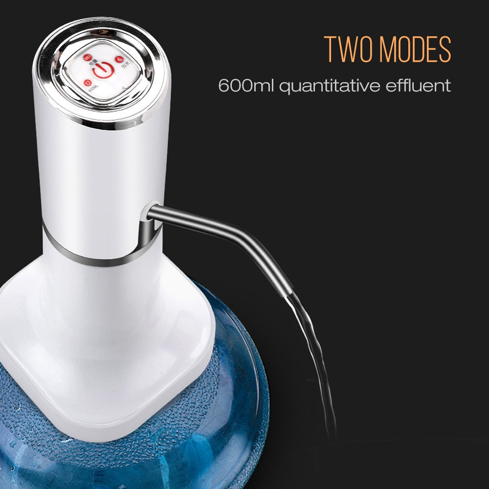 Wireless Water Bottle Pump Dispenser USB Charge