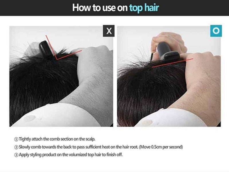 Beard Straightener For Men Heating Comb Hair Straightener Quick Beard Comb Straight Curling Electric Hot Beard Styling Brush