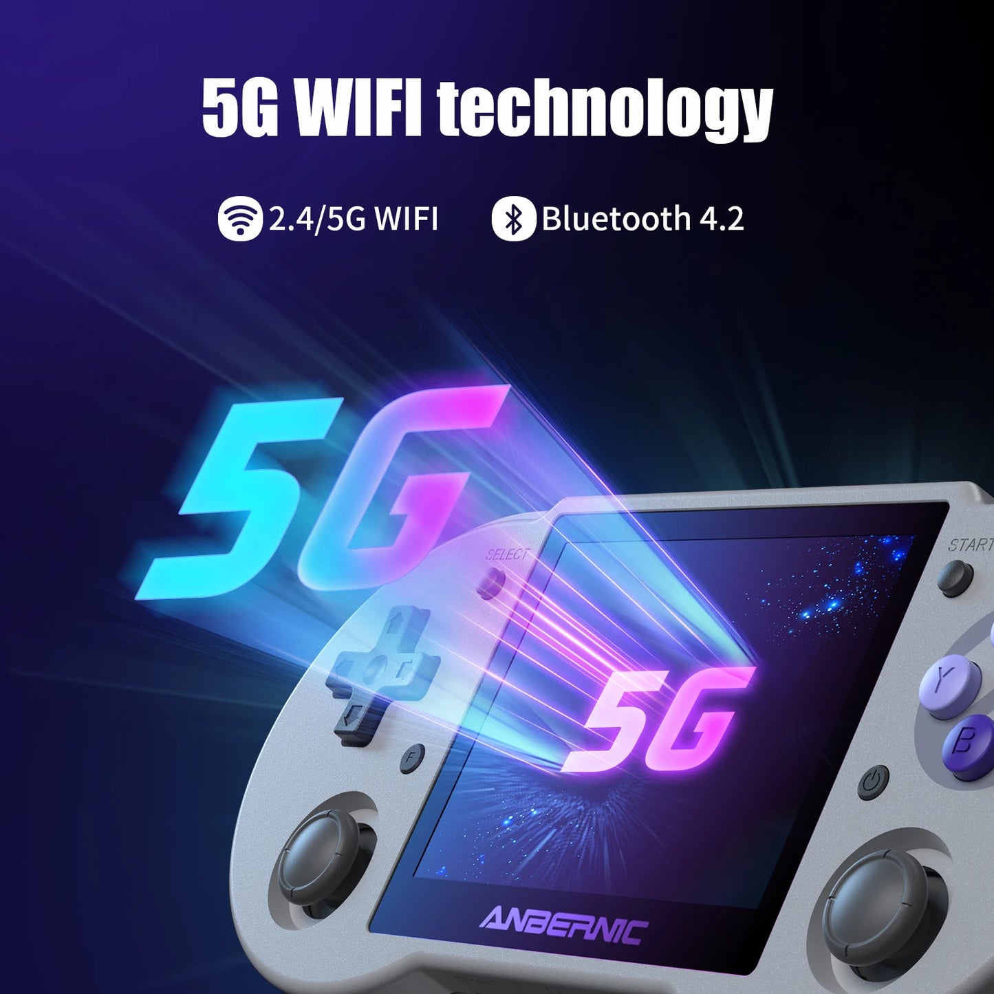 Android 11 LINUX Dual Retro Video Game Consoles OS 3.5'' IPS Touch Screen 5G WiFi 350000 Games Handheld Gaming