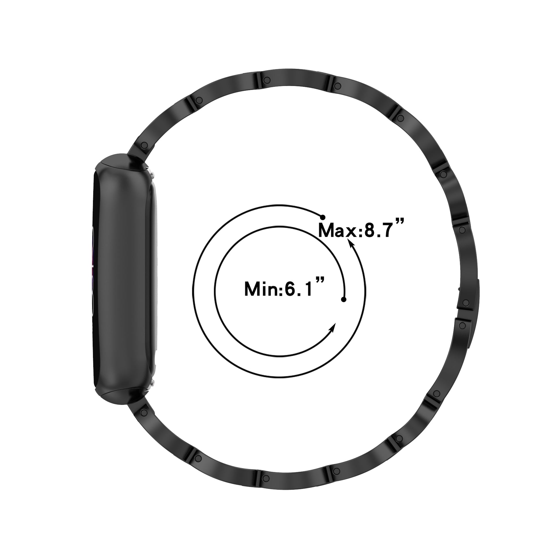 Replacement Stainless Steel Band For Fitbit luxen