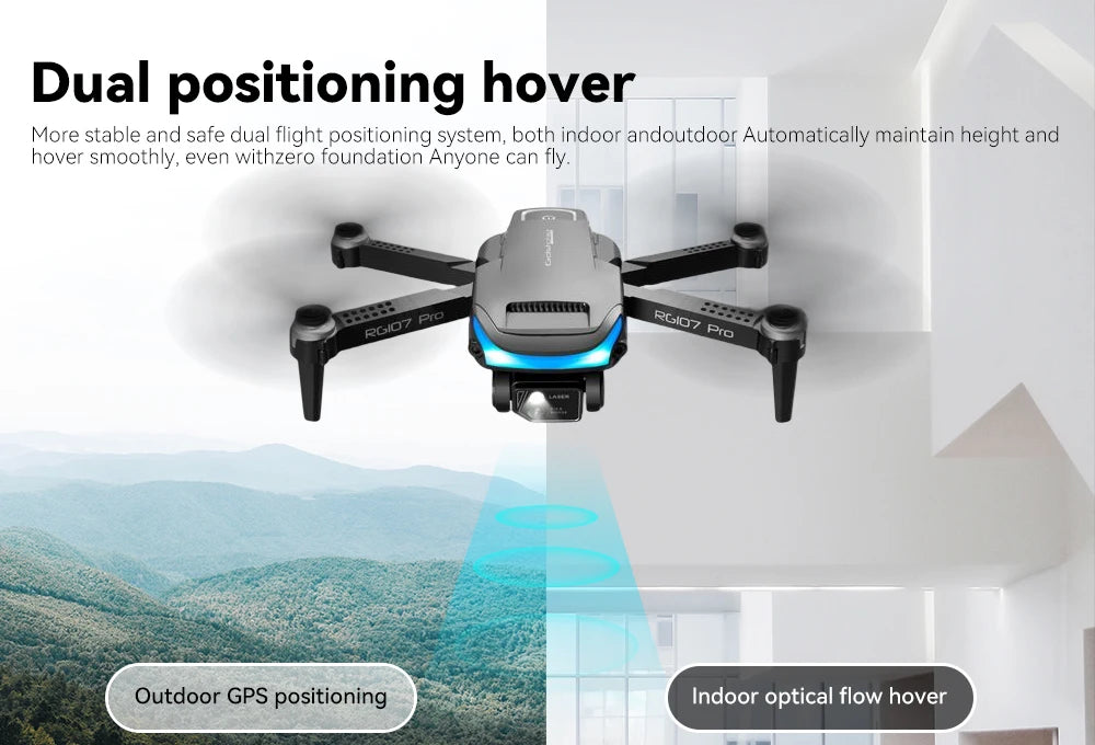 Foldable Quadcopter Mini Drone 4K Three-sided Obstacle avoidance