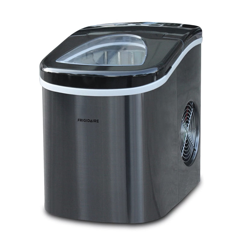 Frigidaire 26 lb. Countertop Ice Maker EFIC117-SS, Black Stainless Steel