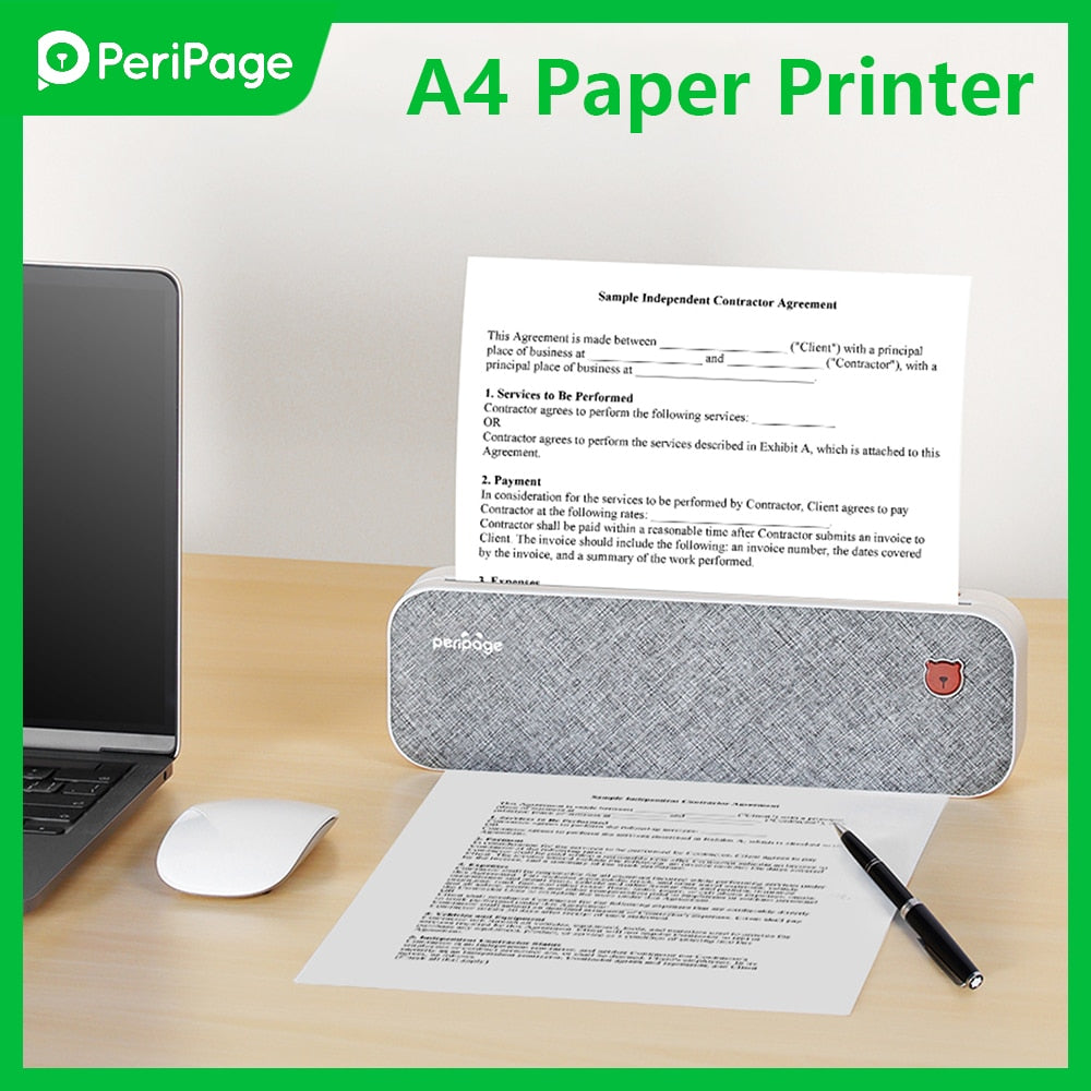 Thermal Transfer Mobile Photo Printer USB BT