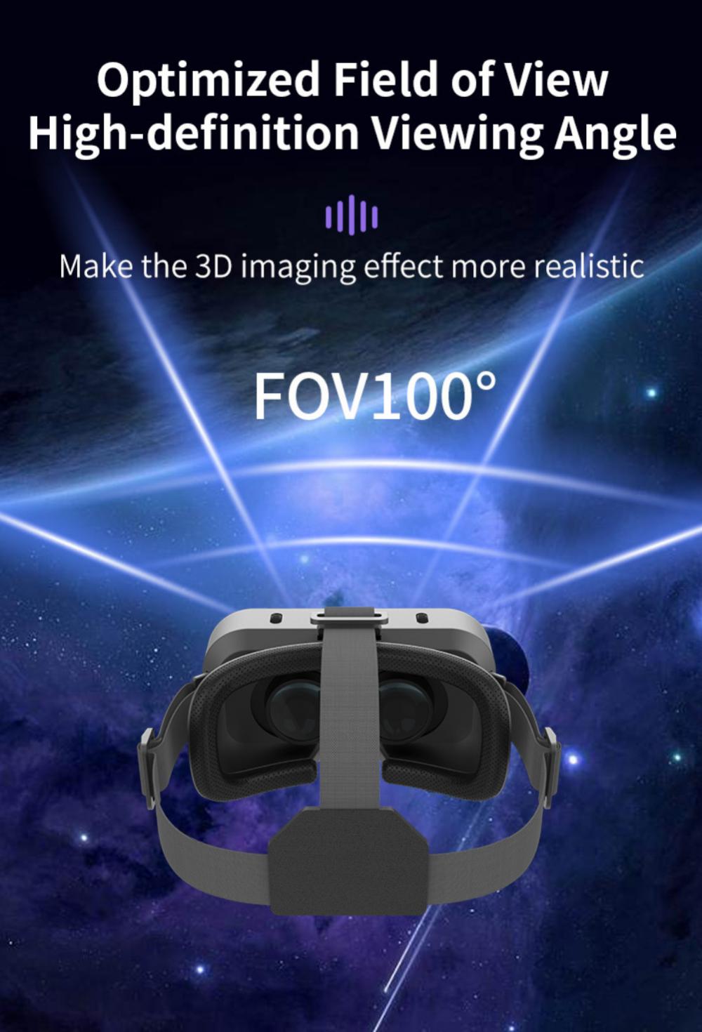 3D VR Headset Smart Virtual Reality Glasses 7 Inches Helmet For Smartphones