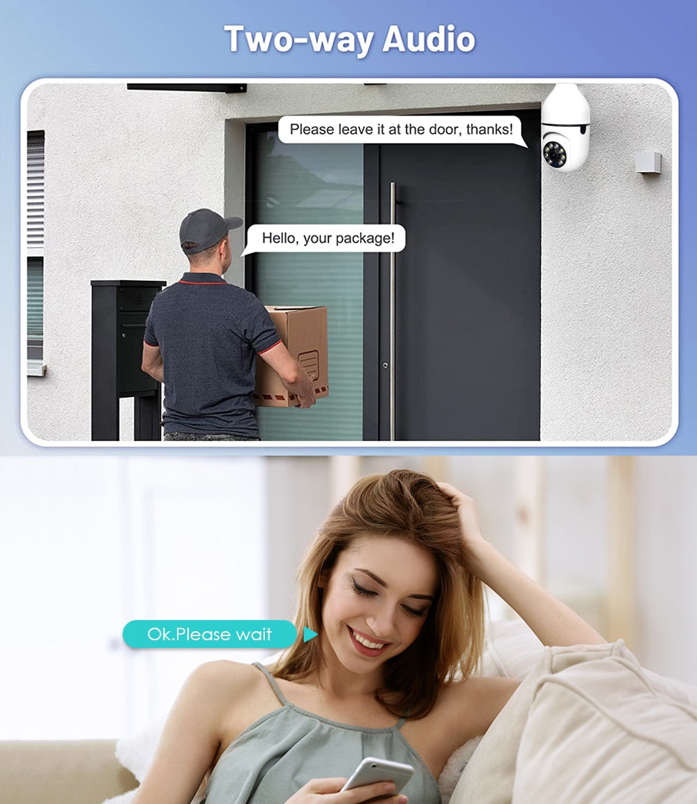 Surveillance Camera Night Vision Automatic Tracking Indoor