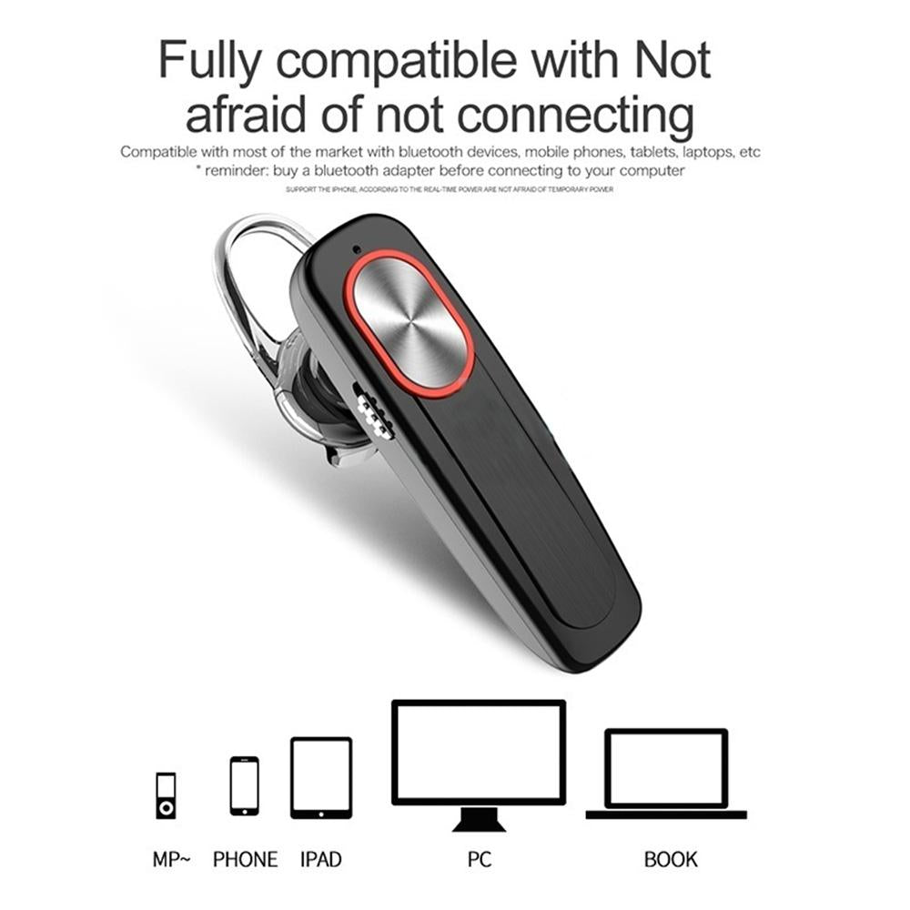 Bluetooth Noise Reduction Wireless Earphone Mic Handsfree
