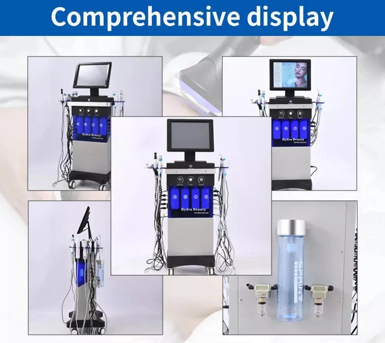 Multifunction Facial Clean / Lifting Skin Rejuvenation Oxygen Hydra Dermabrasion Skin Care Machine