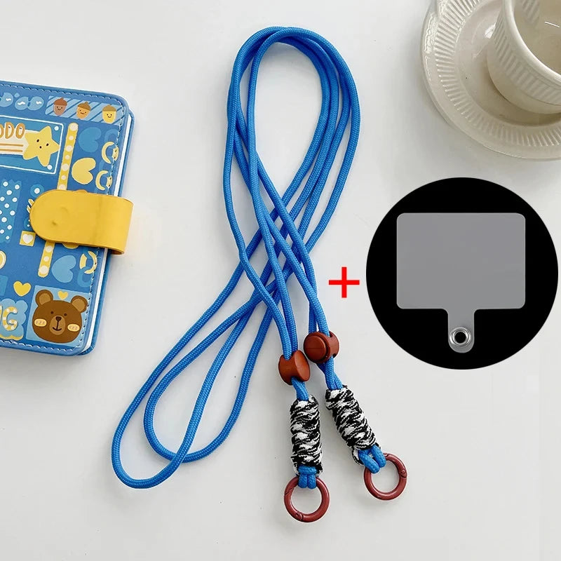 Mobile Phone Lanyard Cross-body Shoulder Straps Keychain Key Ring