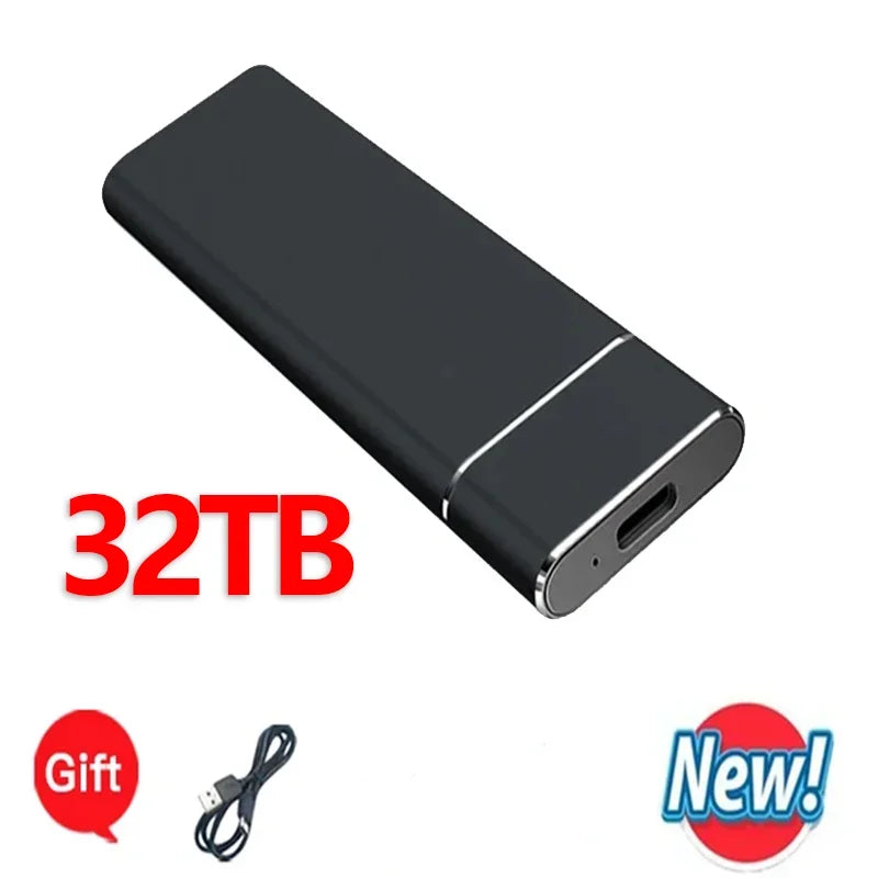 Portable External Storage SSD 1TB High-speed Mobile Storage Drive