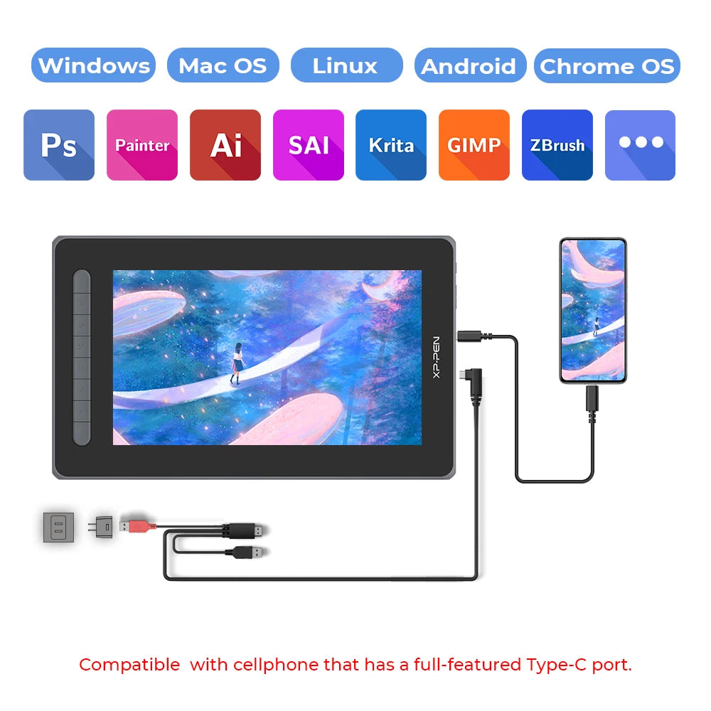 XPPen Artist 12 2nd Gen 12 Inch Graphic Tablet Monitor
Success
