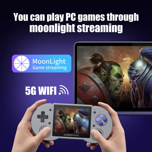 Android 11 LINUX Dual Retro Video Game Consoles OS 3.5'' IPS Touch Screen 5G 