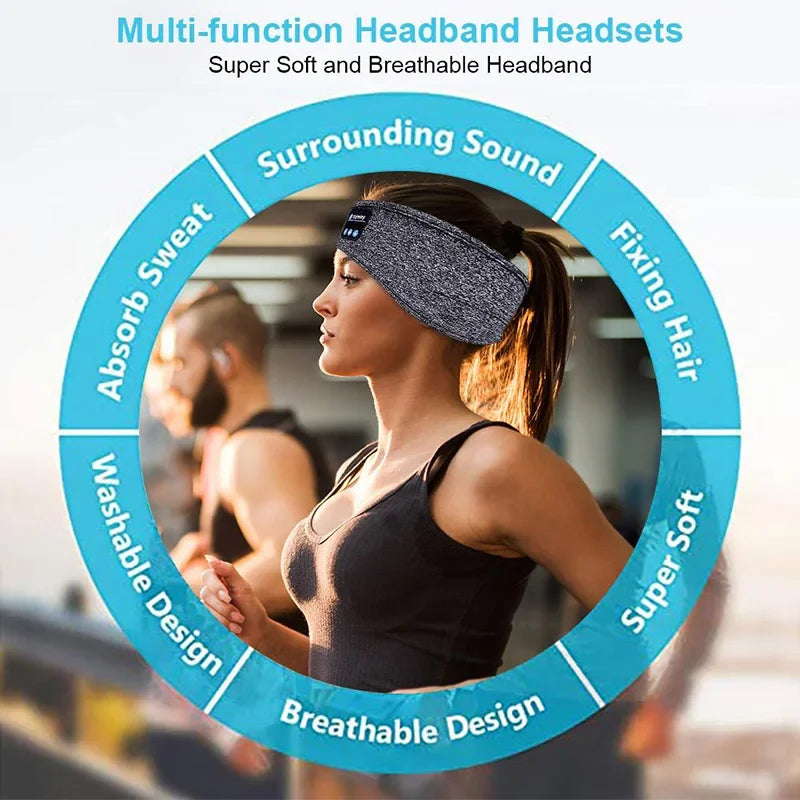Bluetooth Earphones Sports Fitness Sleep Elastic Wireless