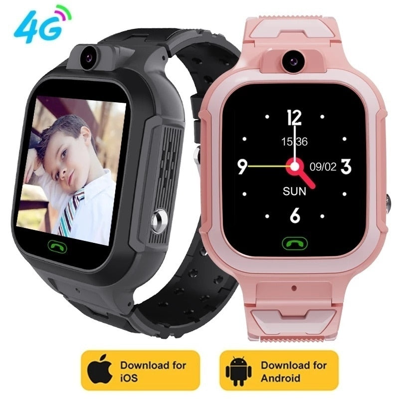 GPS HD Camera 4G Smart Watch Kids 