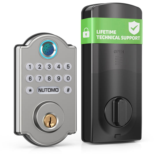 Keyless Entry Fingerprint Door Lock Front Deadbolt