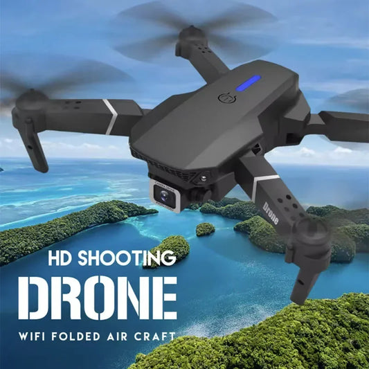 Professional Foldable RC Helicopter Drone 4K with 1080P Wide Angle Dual HD Camera