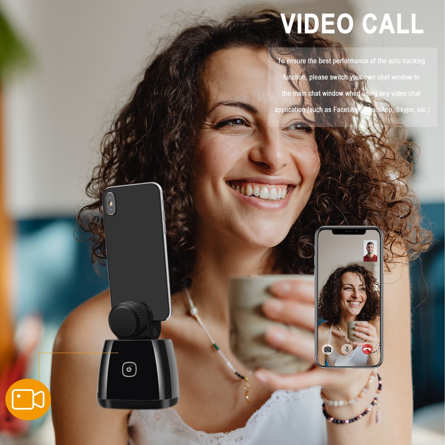 360 Auto-tracking Face/Object Selfie Stick