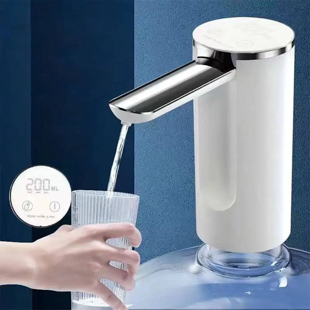 Automatic USB Charging Water Bottle Dispenser with LCD Display