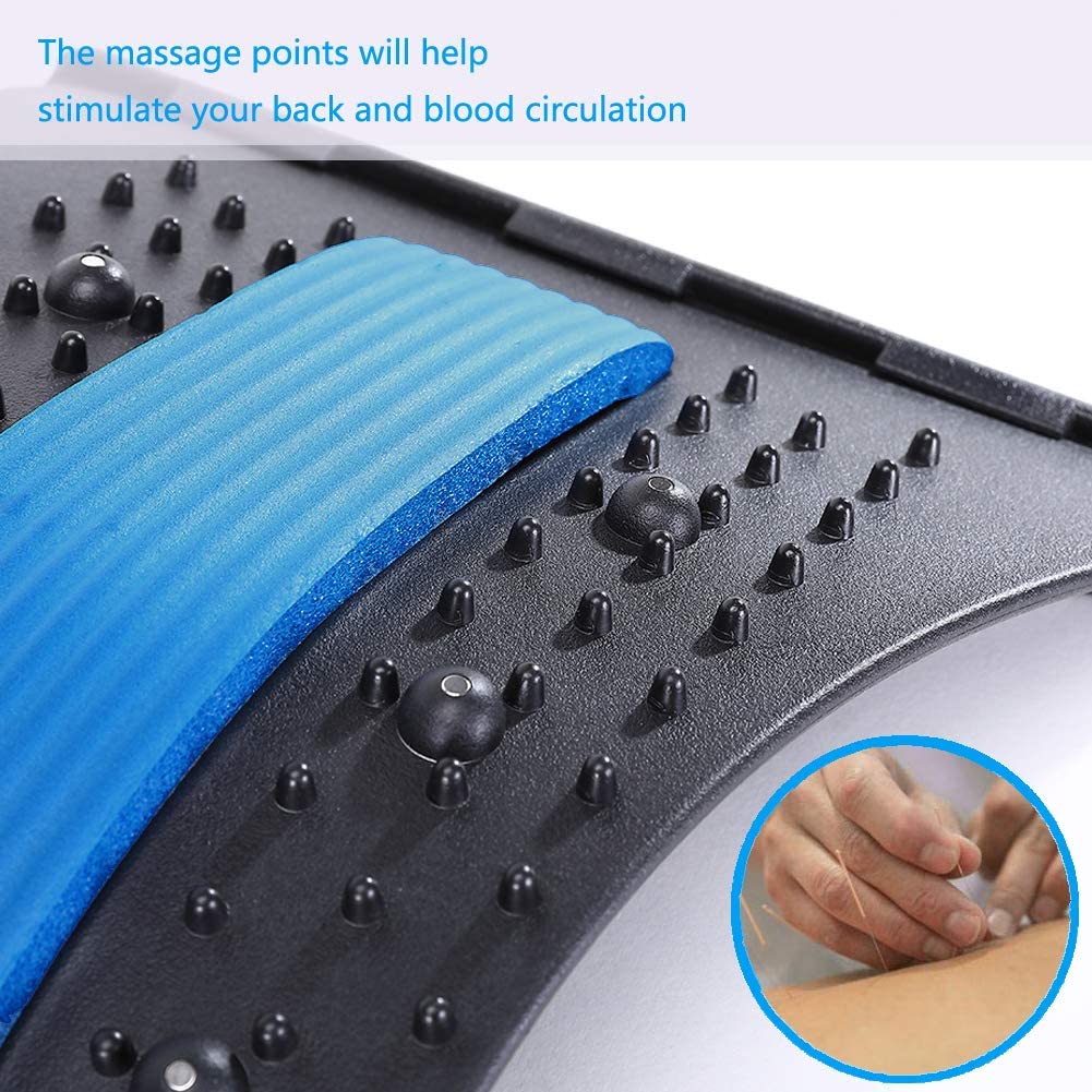 Back Stretcher Magnetotherapy Massage Tools Stretch Fitness Lumbar Support 