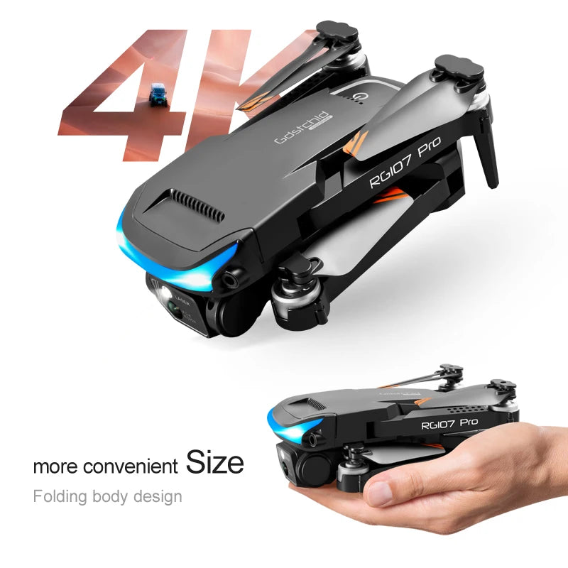 Foldable Quadcopter Mini Drone 4K Three-sided Obstacle avoidance
