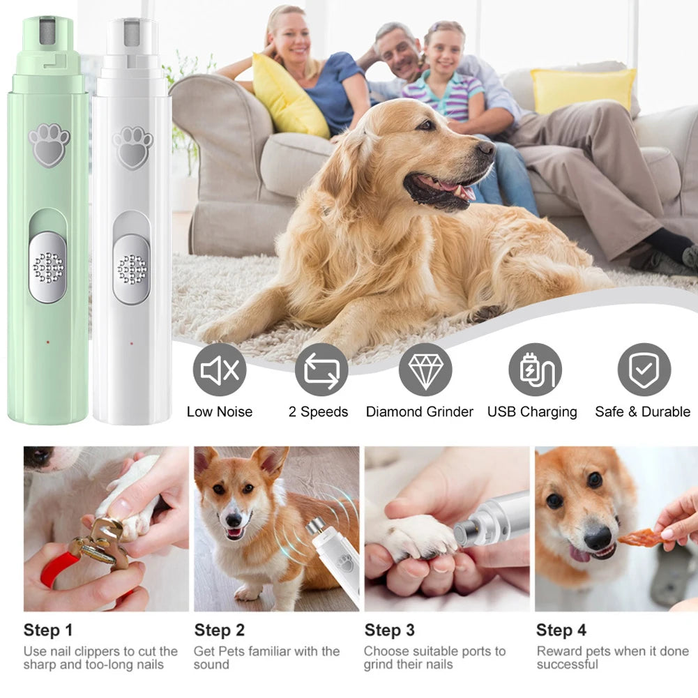 Electric Grinder USB Charging Pet Trimmer