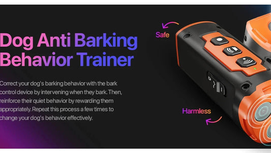 Dog Training Anti Dog Bark Deterrent Rechargeable Device w/LED Flashlight