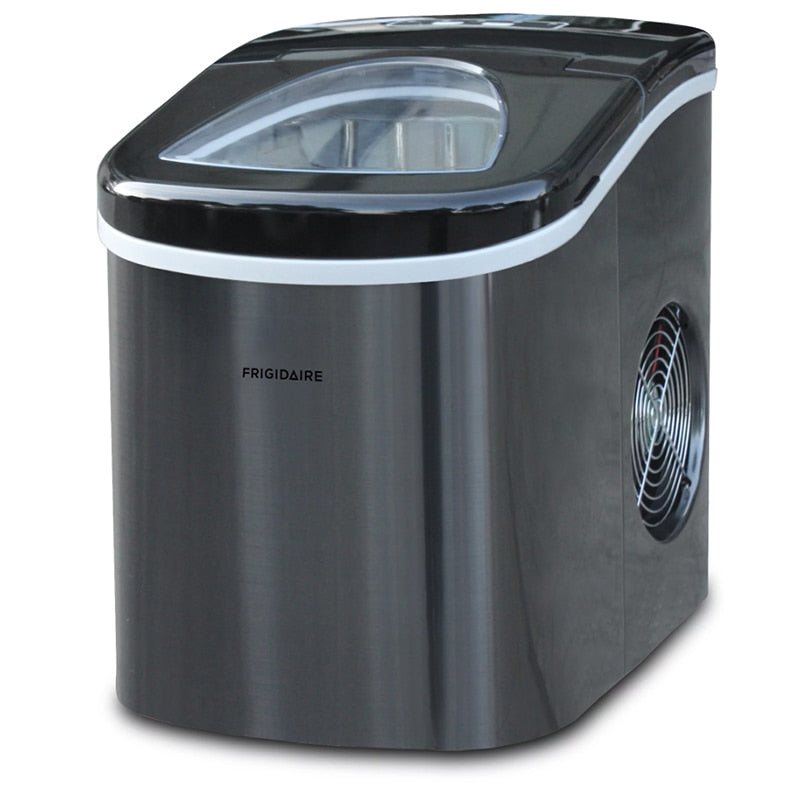 Frigidaire 26 lb. Countertop Ice Maker EFIC117-SS, Black Stainless Steel