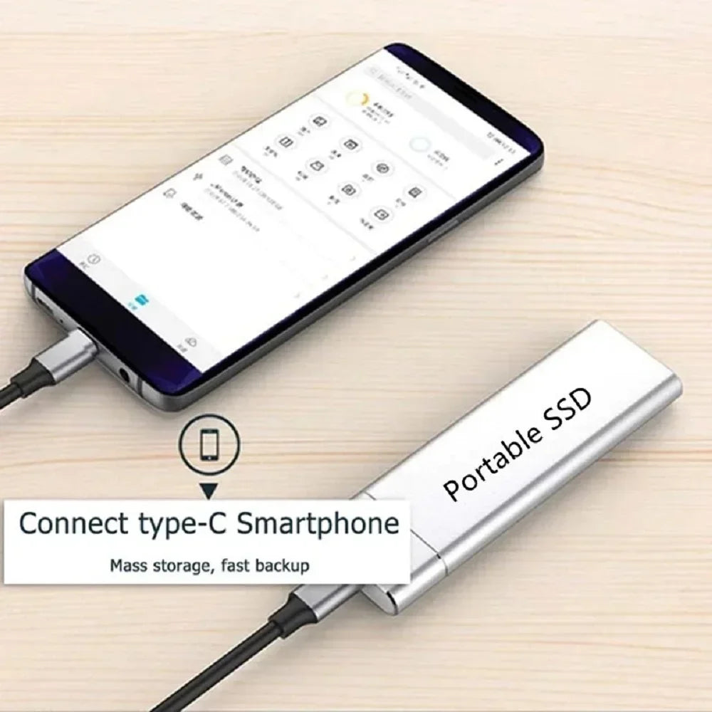 Portable External Storage SSD 1TB High-speed Mobile Storage Drive