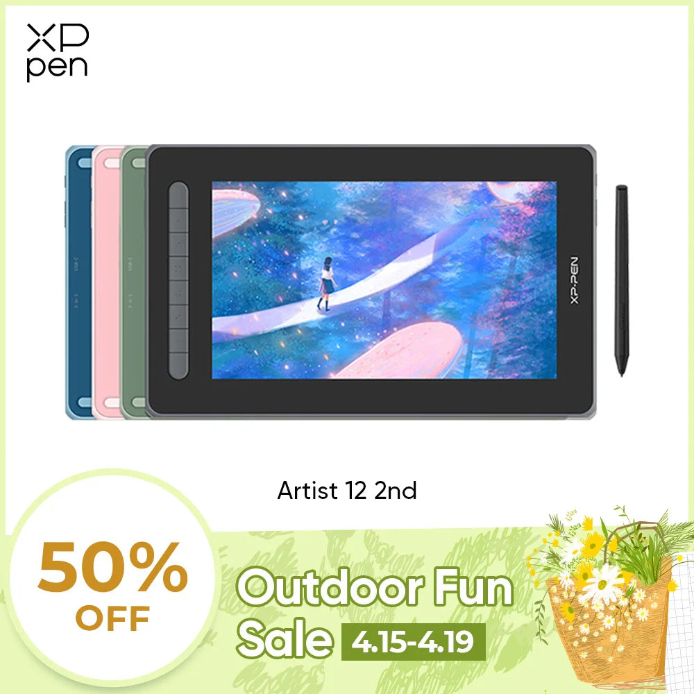 XPPen Artist 12 2nd Gen 12 Inch Graphic Tablet Monitor
Success

