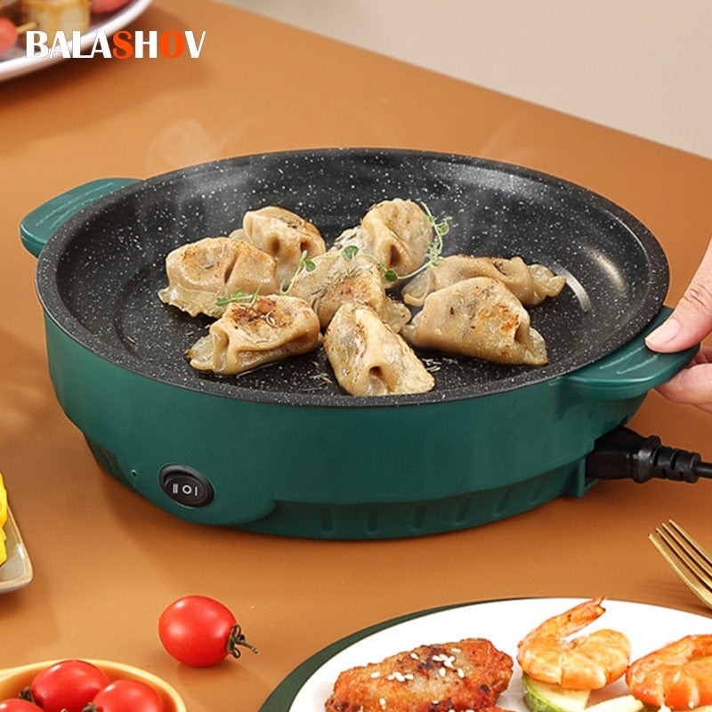 Multicooker Electric Frying Pan BarbecueFried Steak Fish Omelette