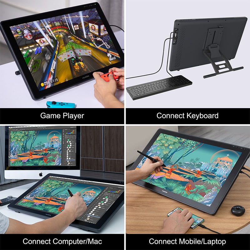23.8 Inch Graphics QHD Screen Anti-Glare Tablet Monitor