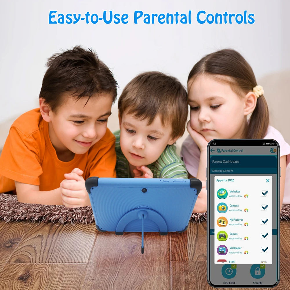 Android 11 Blue 7 Inch HD 2GB IPS Kids Tablets