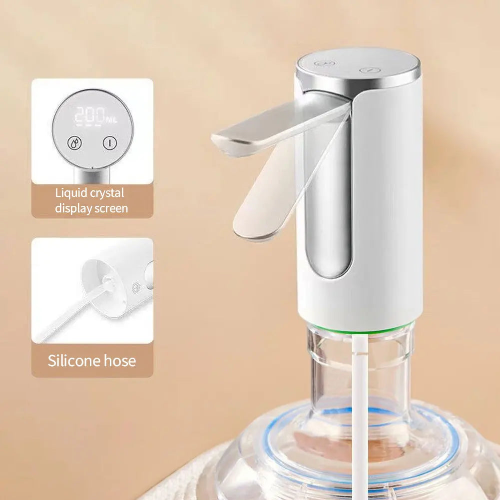 Automatic USB Charging Water Bottle Dispenser with LCD Display