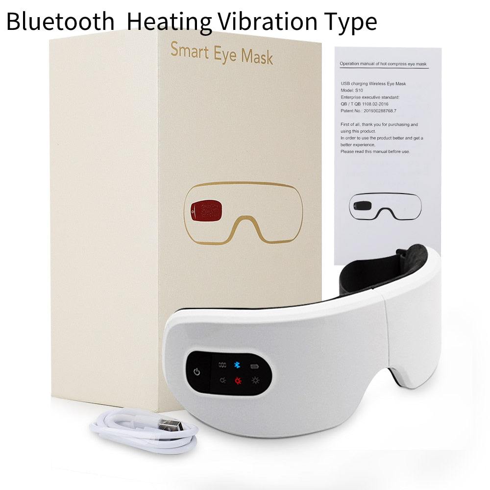 Bluetooth Heating Eye Massager Fatigue Relieve
