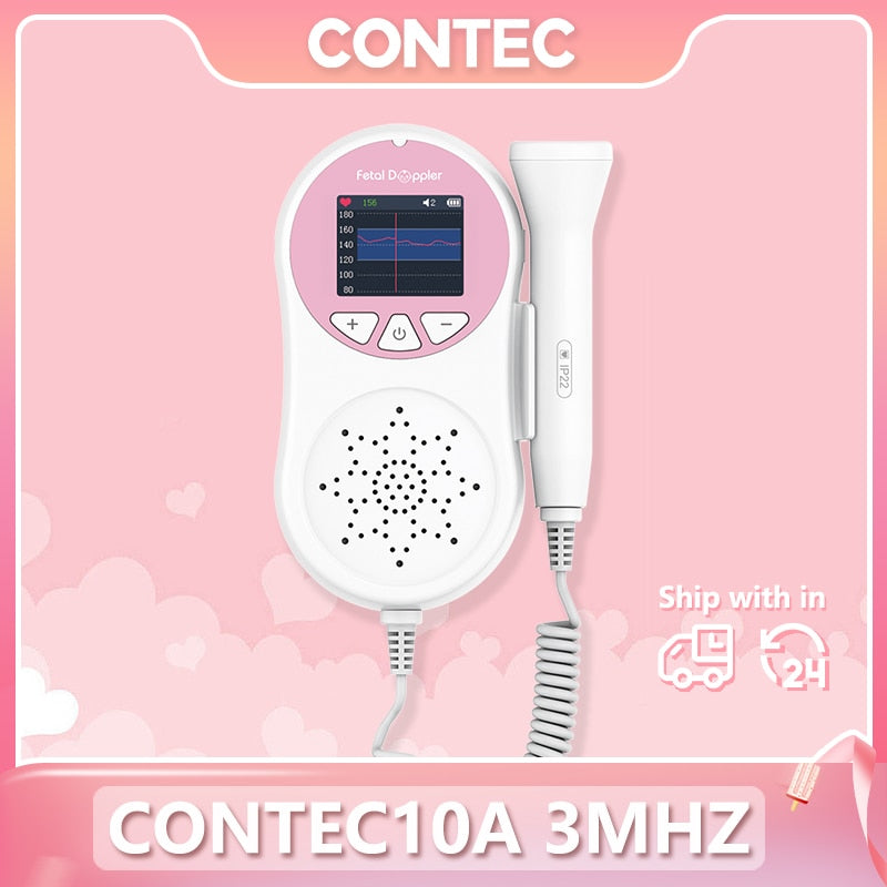LCD Fetal Doppler Baby Heart Beat Monitor