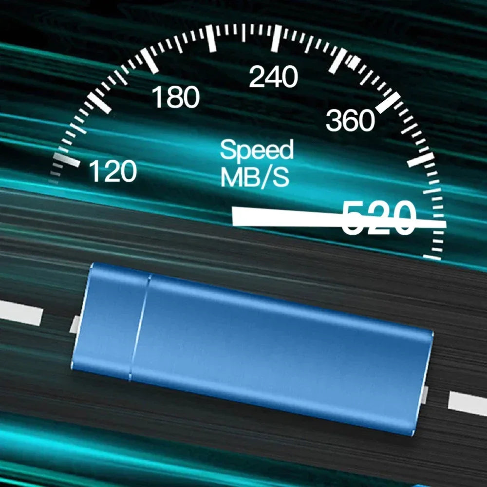 Portable External Storage SSD 1TB High-speed Mobile Storage Drive