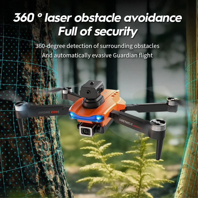 Pro Brushless 4K HD Aerial Obstacle Avoidance Photography Drone