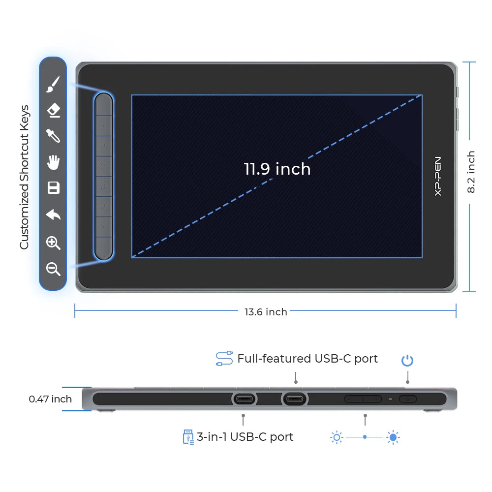 XPPen Artist 12 2nd Gen 12 Inch Graphic Tablet Monitor
Success
