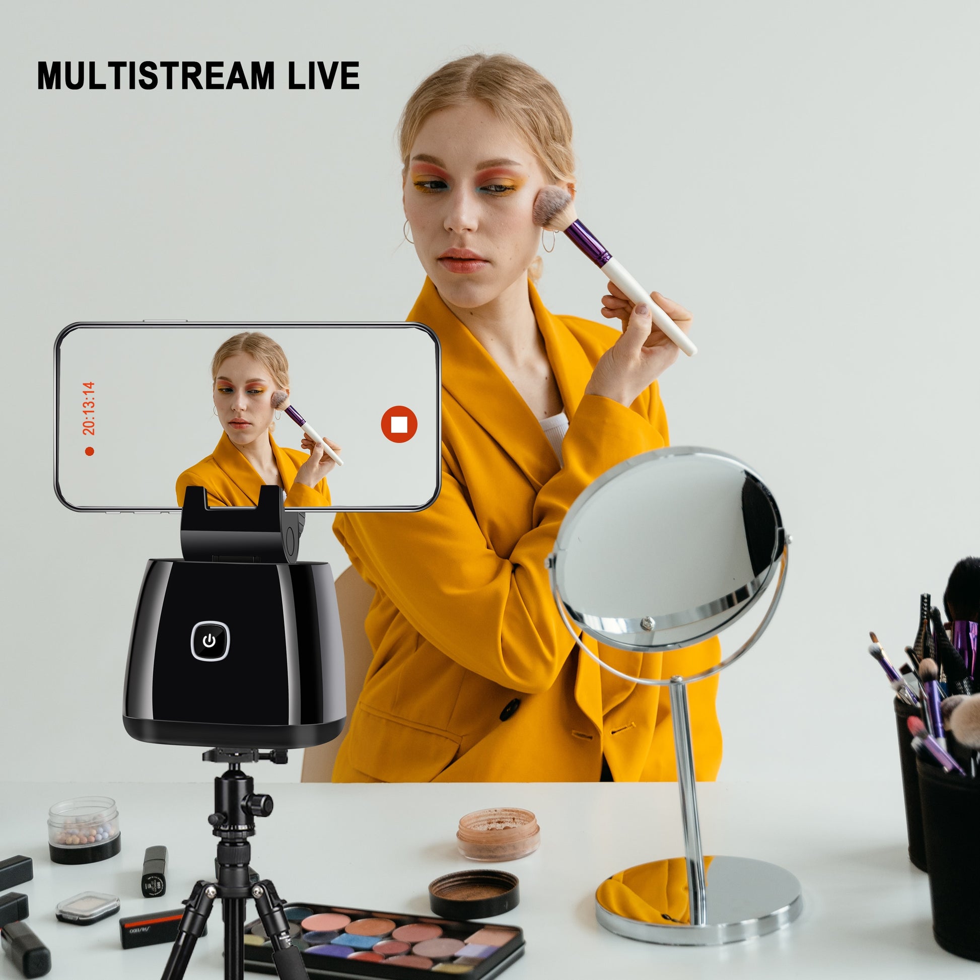 360 Auto-tracking FaceObject Selfie Stick